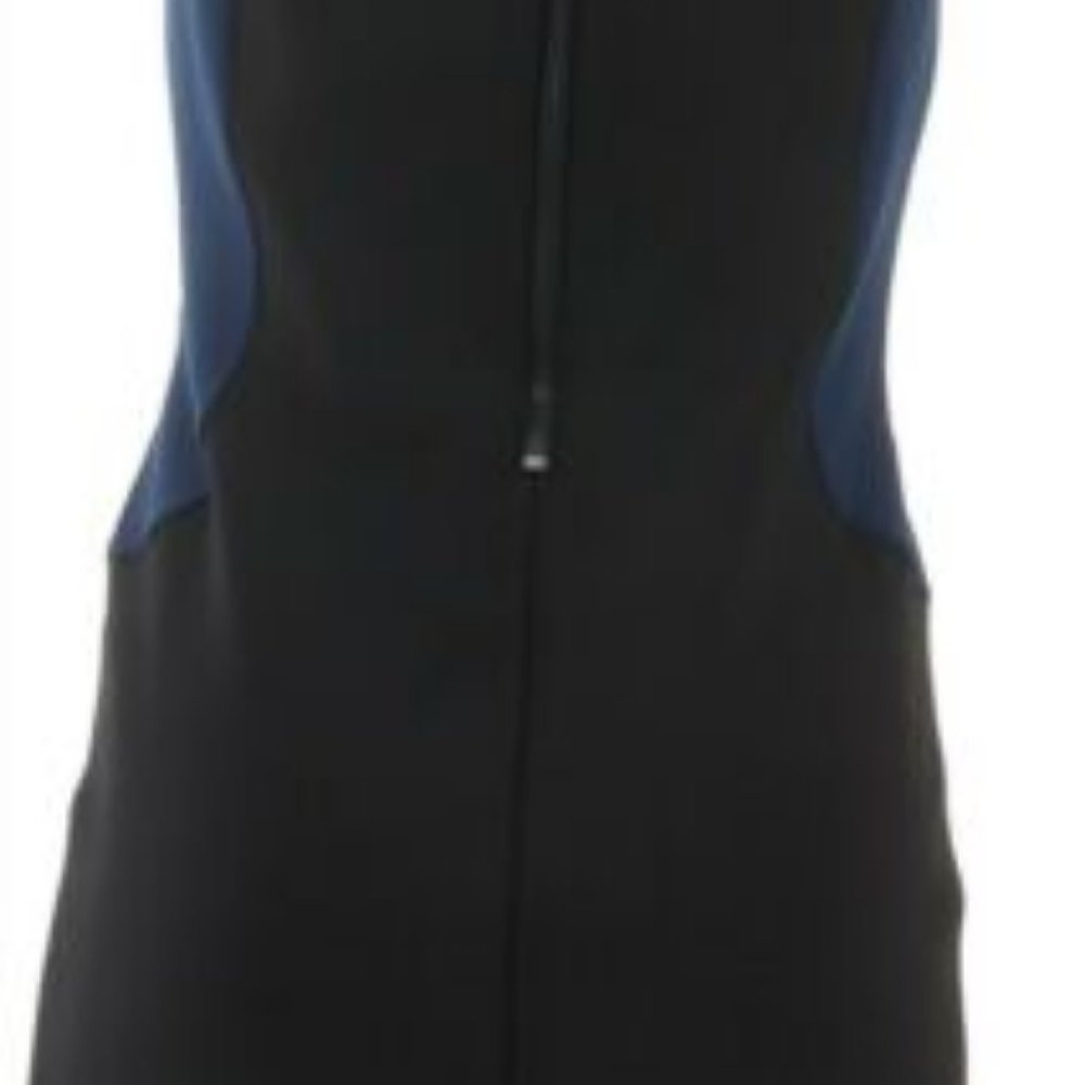 *NWT VIEW WALTER BAKER BLACK/NAVY SCUBA DRESS - Picture 5 of 15